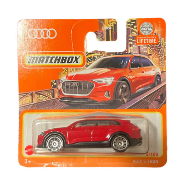 Audi E-tron SUV red