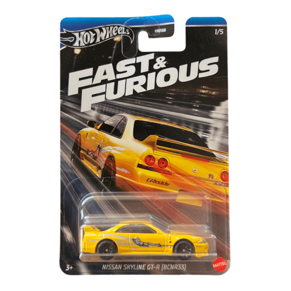 Fast and Furious Nissan Skyline GT-R (BCNR33) Yellow