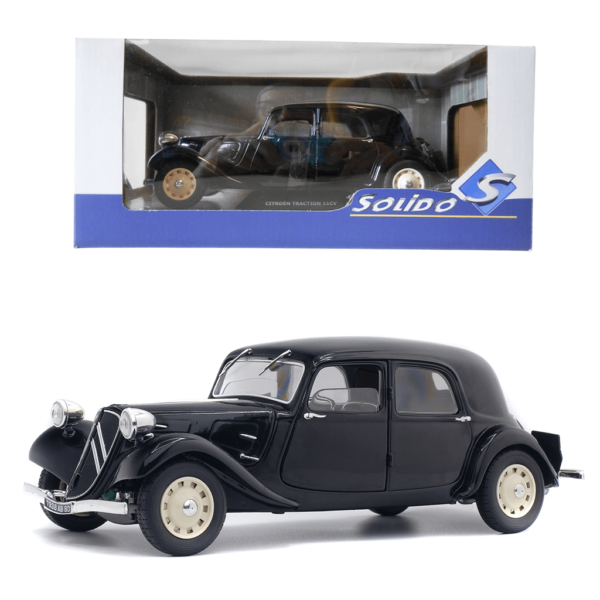 Citroen Traction 11cv - Noire + Jantes Blanches - 1937