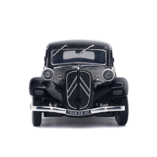 Citroen Traction 11cv - Noire + Jantes Blanches - 1937 - Image 3