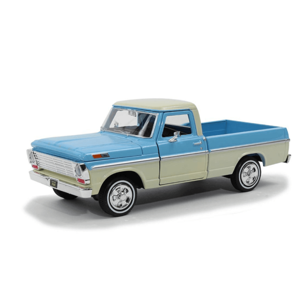 Ford F-100 Pickup 1969 Blue/White - Image 2