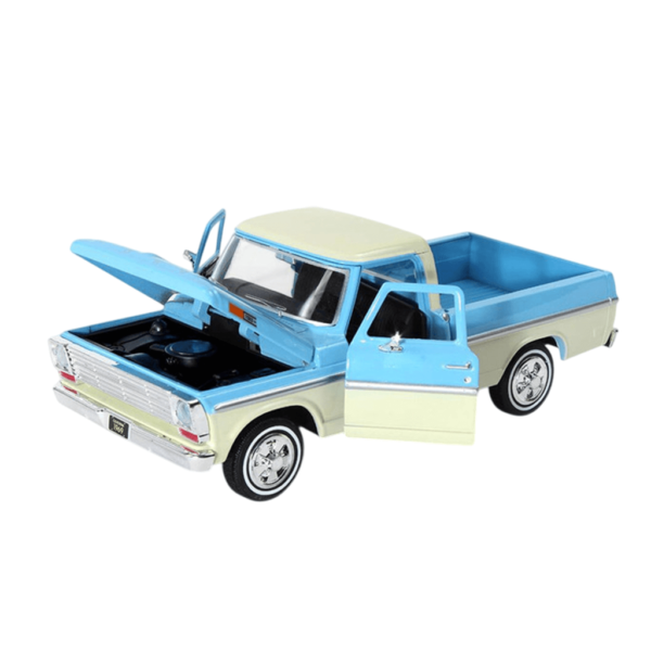 Ford F-100 Pickup 1969 Blue/White - Image 4